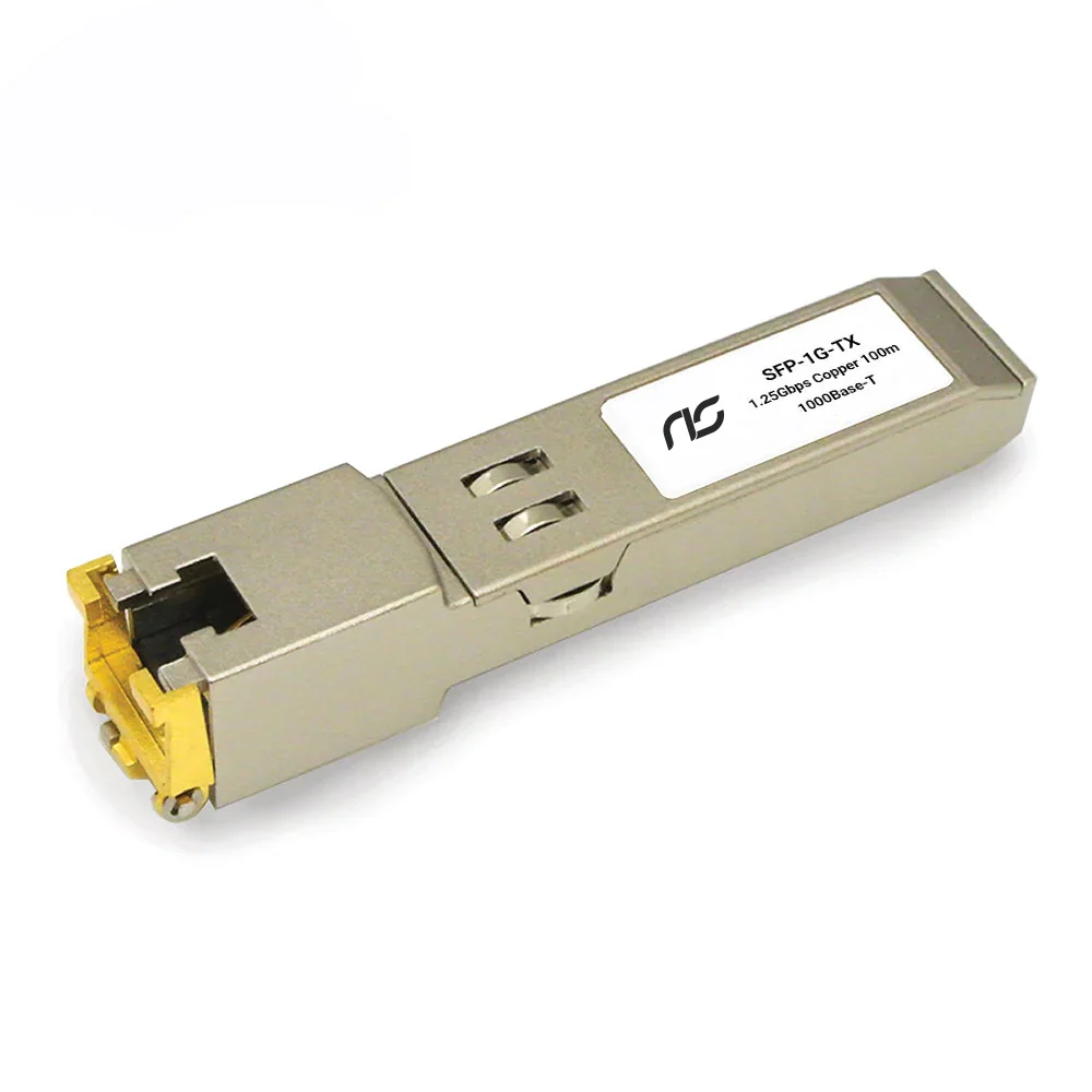 NSComm NS-SFP-1G-TX GLC-T 1000BASE-T SFP Copper 100m RJ-45 Transceiver Module — Generic