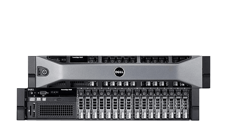 Dell EMC PowerEdge R820 стоечный сервер (Xeon E5-4620*2/8G*6/600GB)