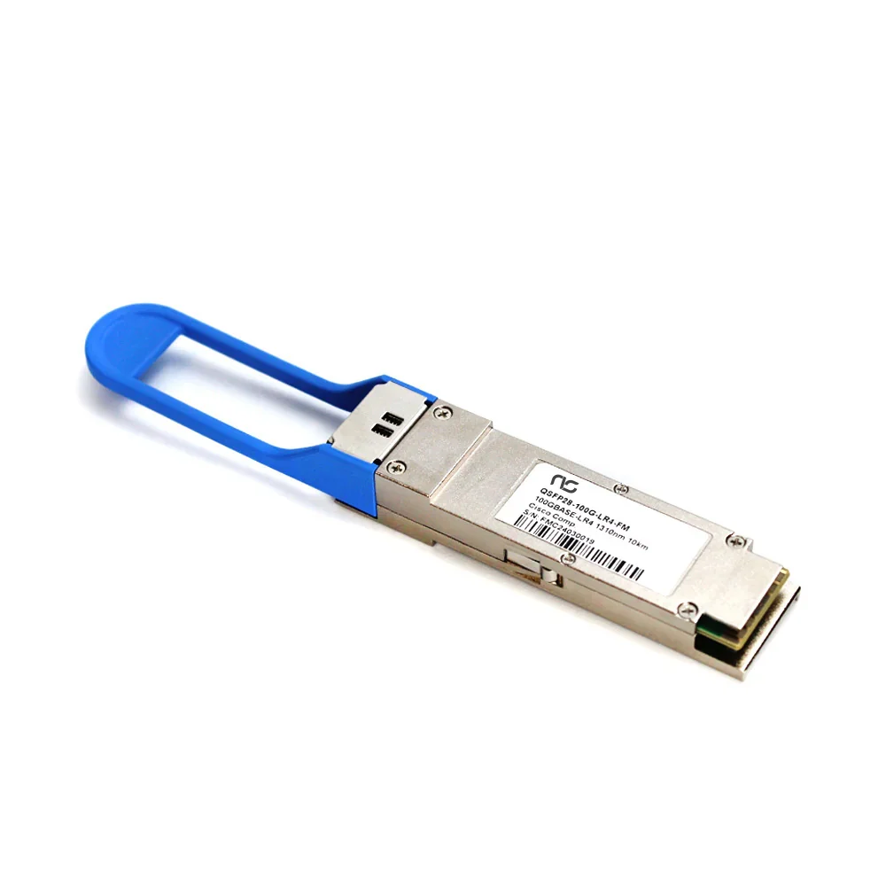 NSComm NS-QSFP28-100G-LR4 100G Base-LR4 QSFP28 1310nm 10km Duplex LC SMF DOM Optical Transceiver Module — Generic