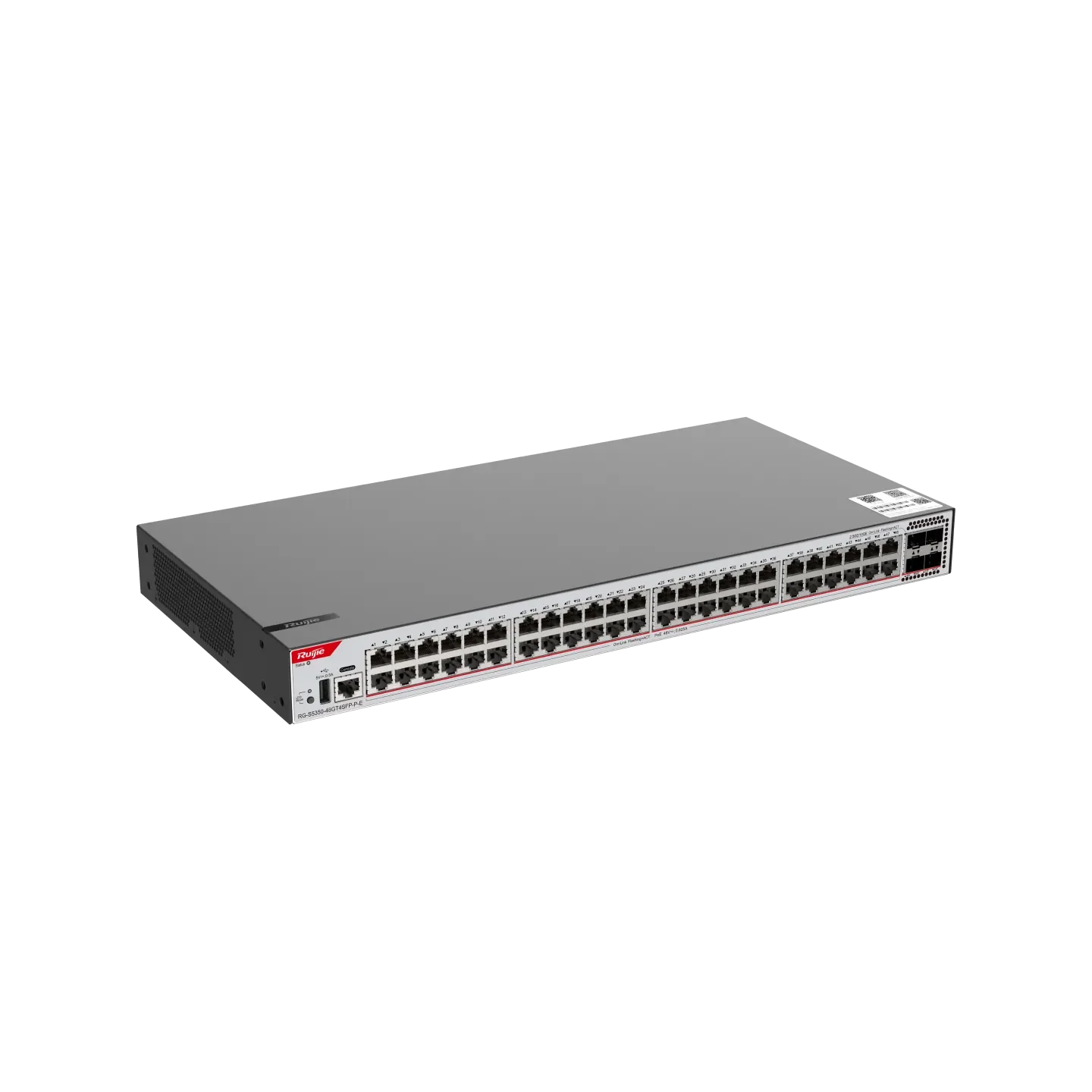 Ruijie RG-S5350-48GT4SFP-P-E 48×Gigabit PoE+ & 4×1G SFP L2+ Switch