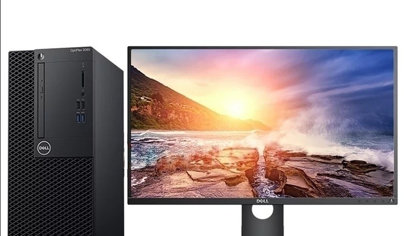 Dell OptiPlex 3060 серия компьютер в корпусе Micro Tower (i3 8100/4GB/1TB/ встроенная графика /21.5LCD)