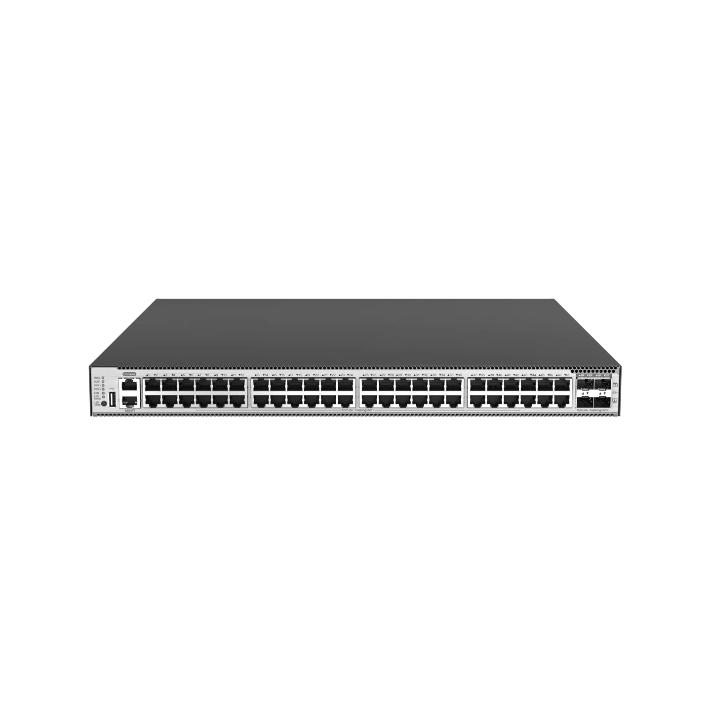 NSComm S5760C-48GT4XS-HP-X 48x1G (PoE+) & 4x10G SFP+ L3 PoE Aggregation Switch
