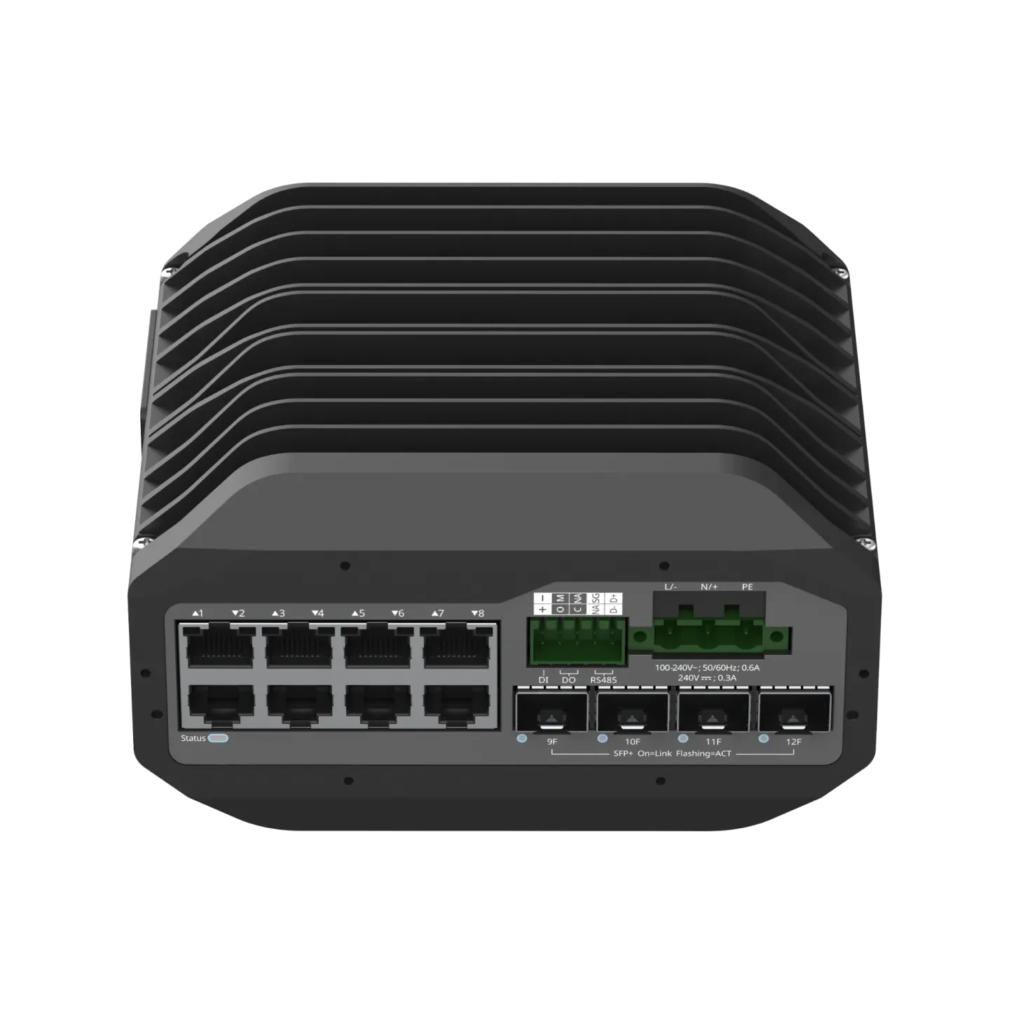 NSComm IS5200-8GT4XS 8x1G & 4x10G SFP+ Industrial Switch