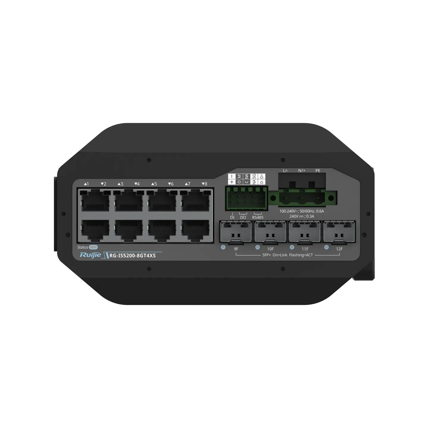 Ruijie RG-IS5200-8GT4XS Industrial 8-Port Gigabit Switch 4×10G Uplinks