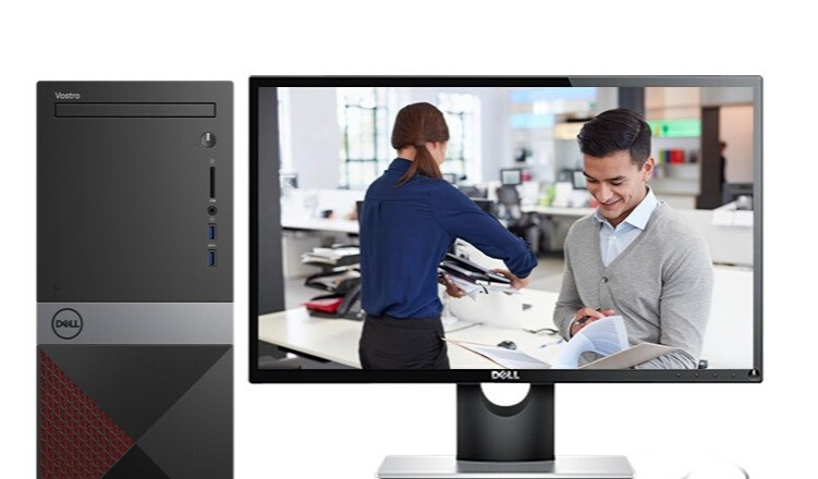 Dell Vostro Vostro 3671(i3 9100/4GB/256GB+1TB/ встроенная графика /23.8LCD)