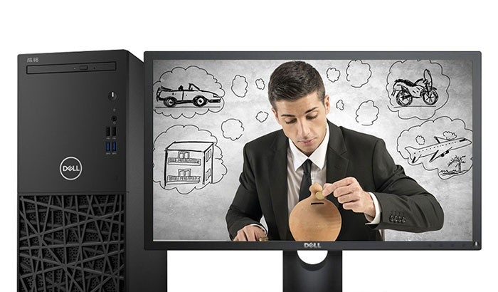Dell Chengming 3980MT(i7 8700/16GB/256GB+1TB/DVD/4G дискретная графика /23LCD)