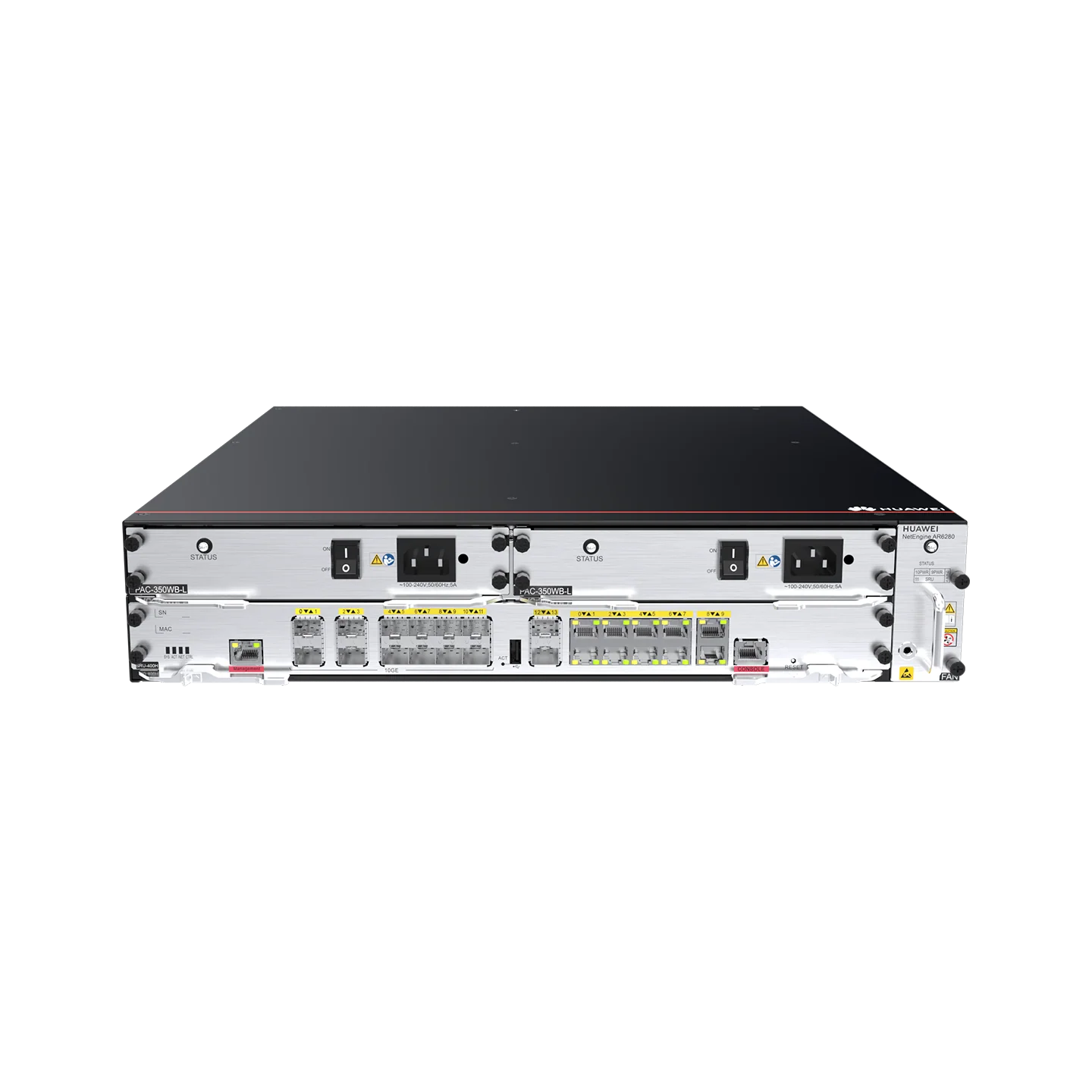 Huawei NetEngine AR6280 – 8 Service Board Slots (4 SIC,2 WSIC,2 XSIC) — Pre-Order (Ships in 40 Days)