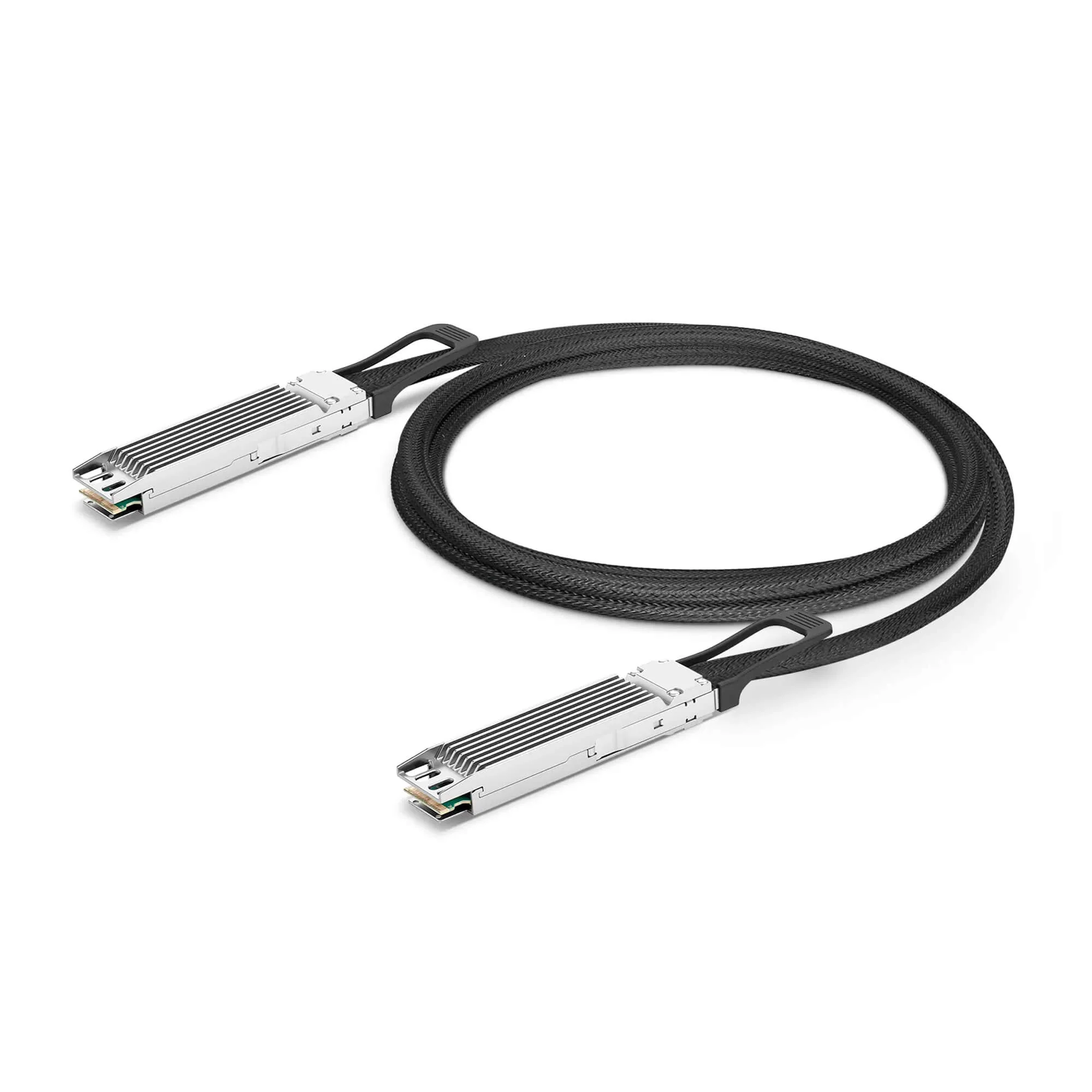 NSComm NVIDIA/Mellanox Compatible 800G OSFP Finned Top Active Direct Attach Copper Twinax Cable up to 5m(16ft) — 1m (3ft) / Nvidia