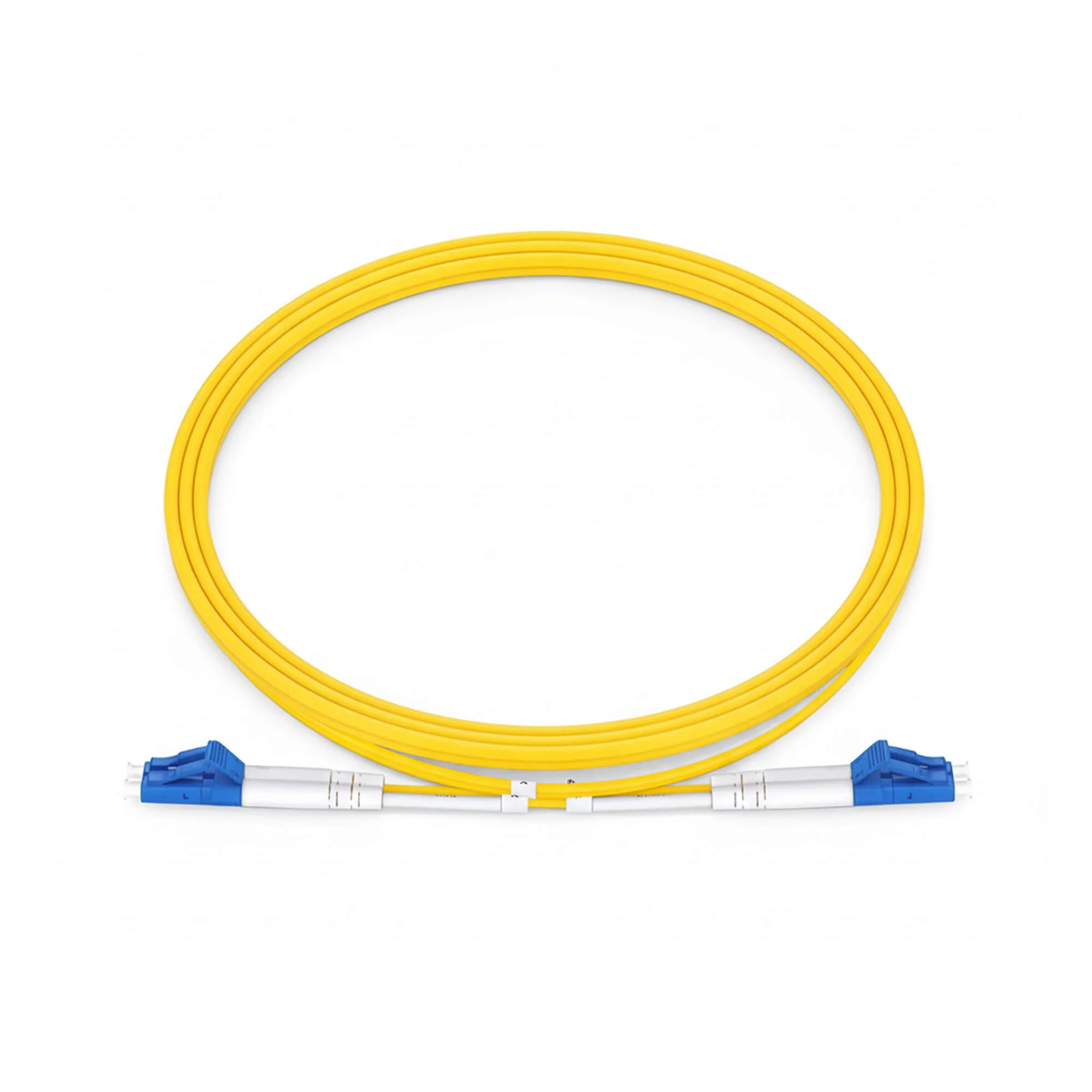 NSComm LC UPC to LC UPC Duplex Single Mode Fiber Patch Cable, 2.0mm OFNR — 3m (10ft)