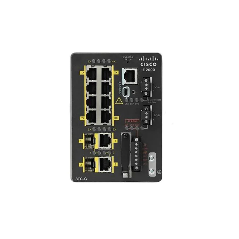 Cisco Industrial IE2000-8TC-G-E Rugged 8x10/100 +2x1G Combo Switch