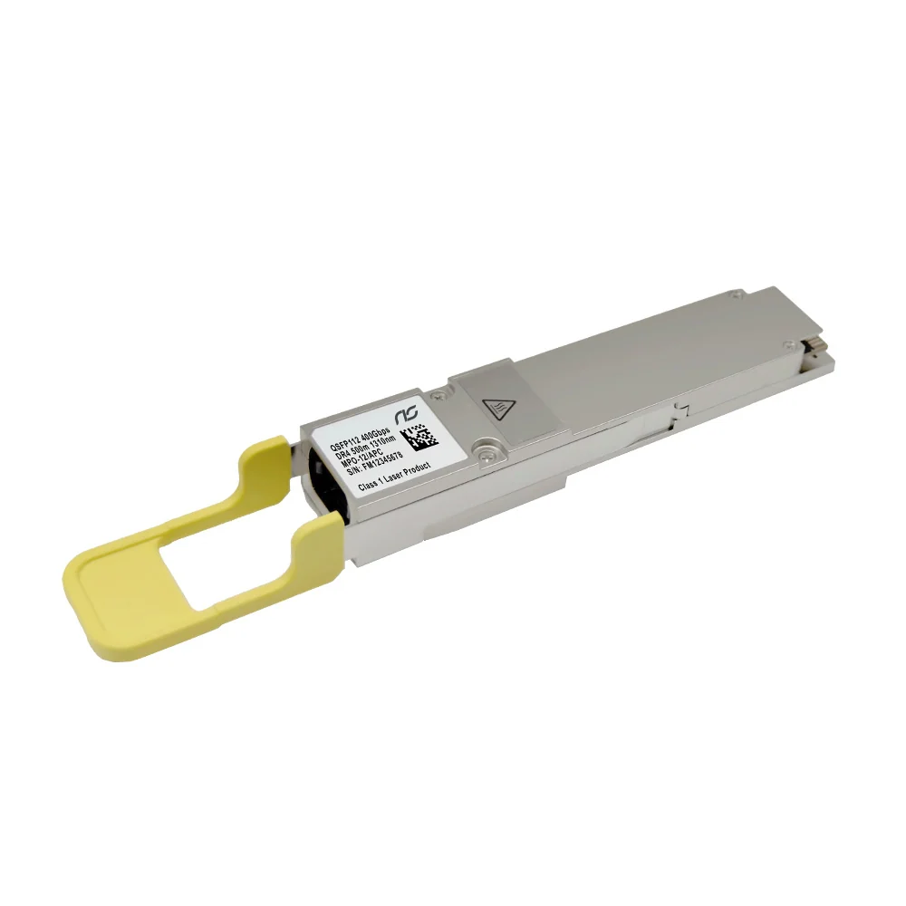 NSComm NS-QSFP112-400G-DR4 400G QSFP112 DR4 PAM4 1310nm 500m MTP/MPO-12 with KP4 FEC Fiber Optic Transceiver Module — Generic