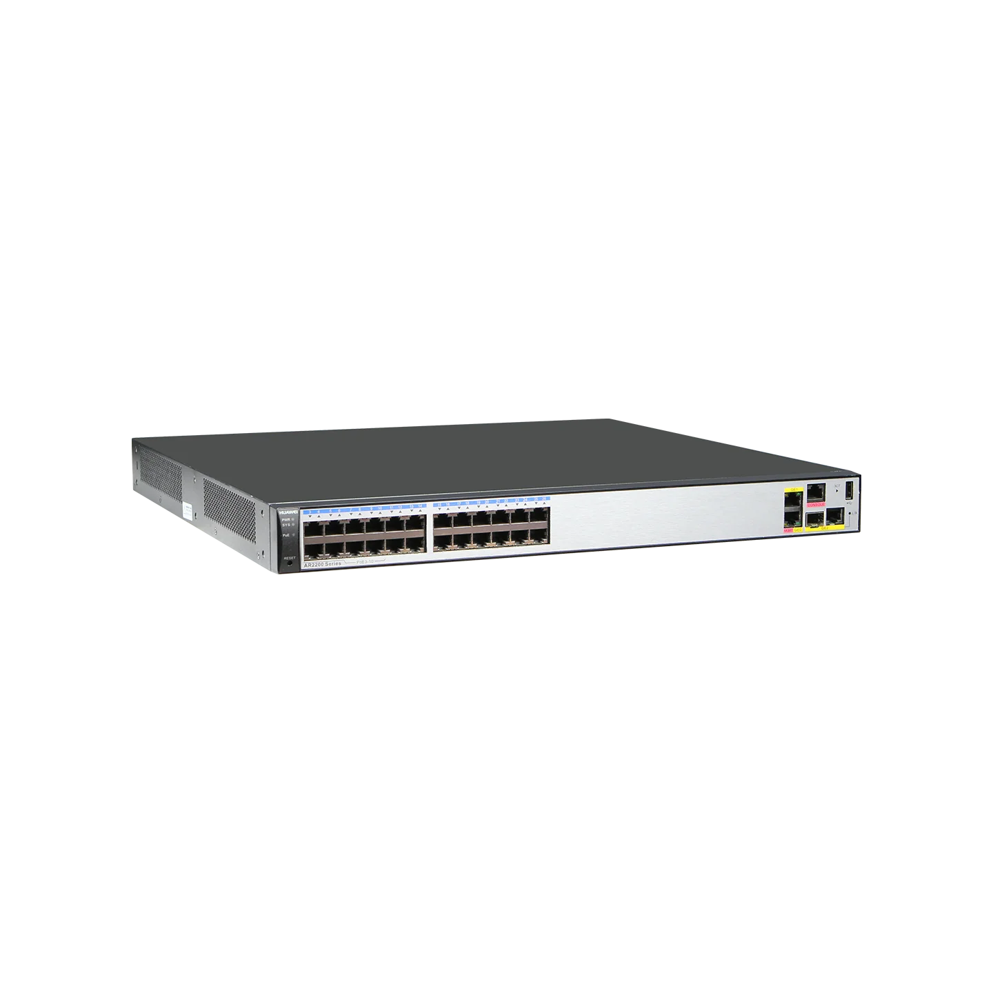 Huawei AR2204-27GE-P Enterprise Router – 3×GE WAN, 24×GE LAN (8 PoE) & 4×SIC Slots — Pre-Order (Ships in 40 Days)