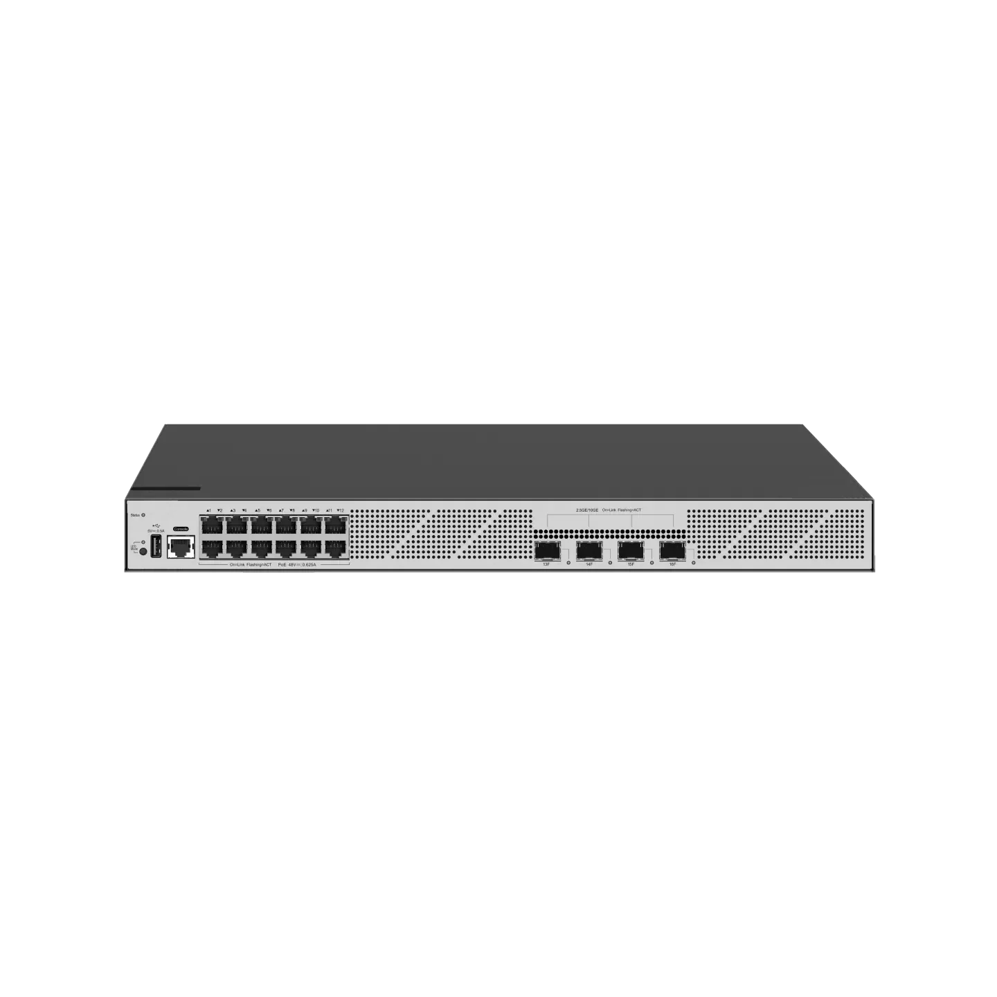 NSComm S5350-12GT4XS-P-E 12x1G (PoE+) & 4x10G SFP+ L3 PoE Switch