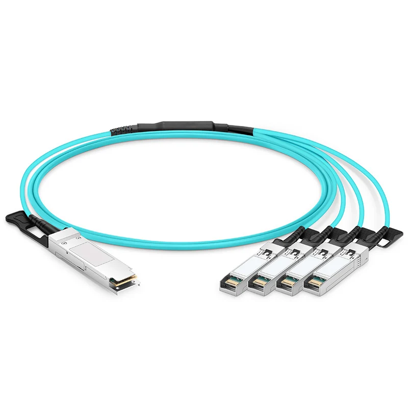 NSComm 40G QSFP+ to 4x10G SFP+ Active Optical Cable, OM3 Multimode, up to 30m — 20m (66ft) / Cisco