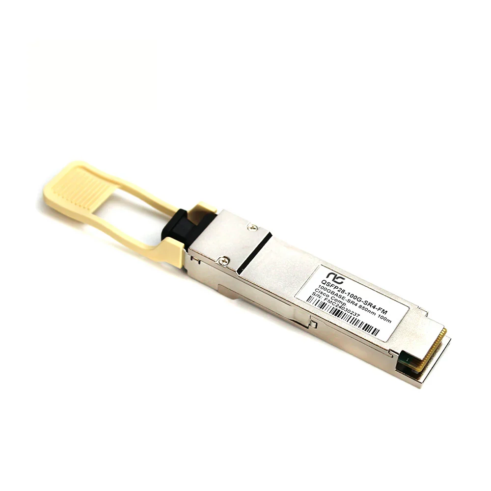 NSComm NS-QSFP28-100G-SR4 100G Base-SR4 QSFP28 850nm 100m MTP/MPO-12 MMF DOM Optical Transceiver Module — Generic