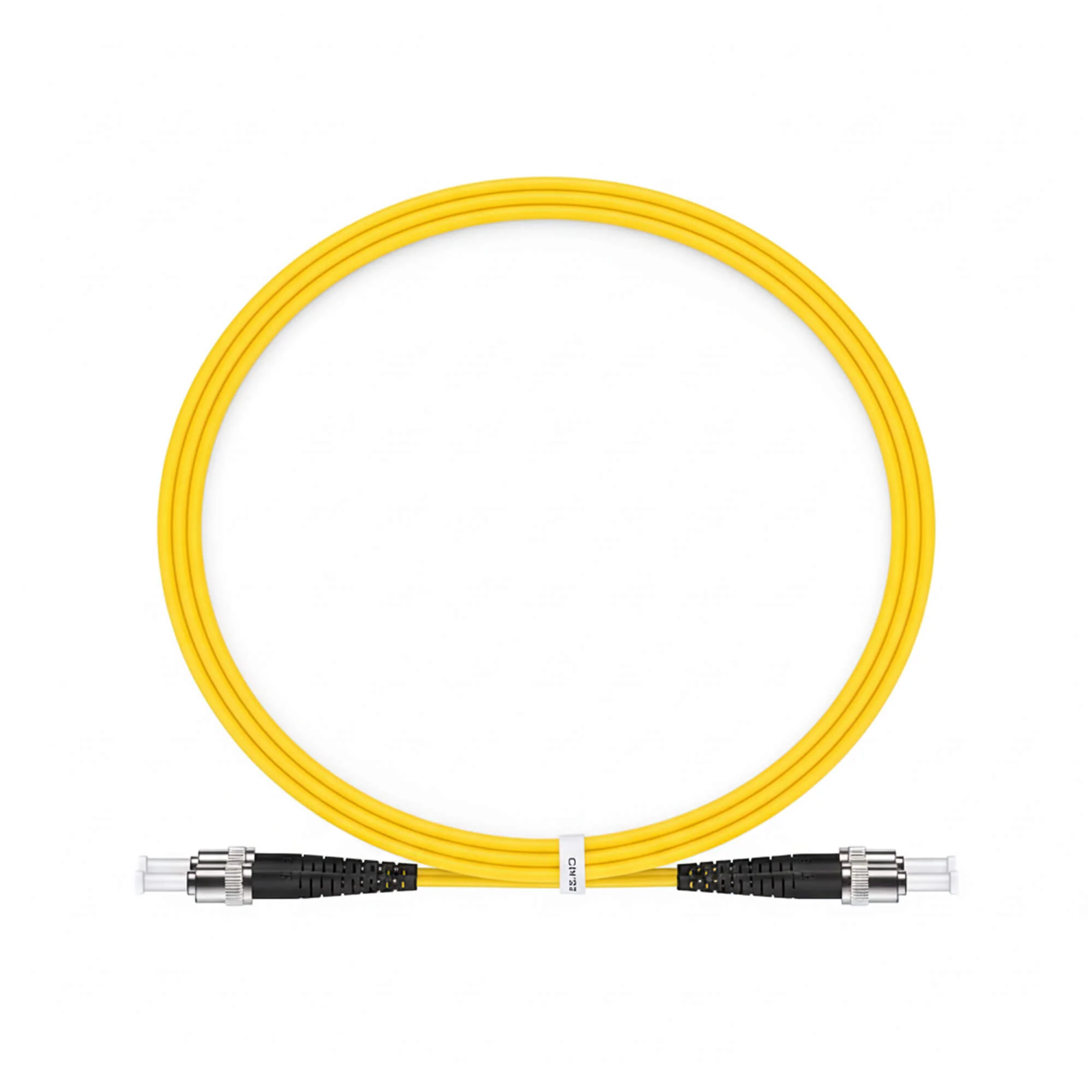 NSComm ST UPC to ST UPC Duplex Single Mode Fiber Patch Cable, 2.0mm OFNR — 1m (3ft)