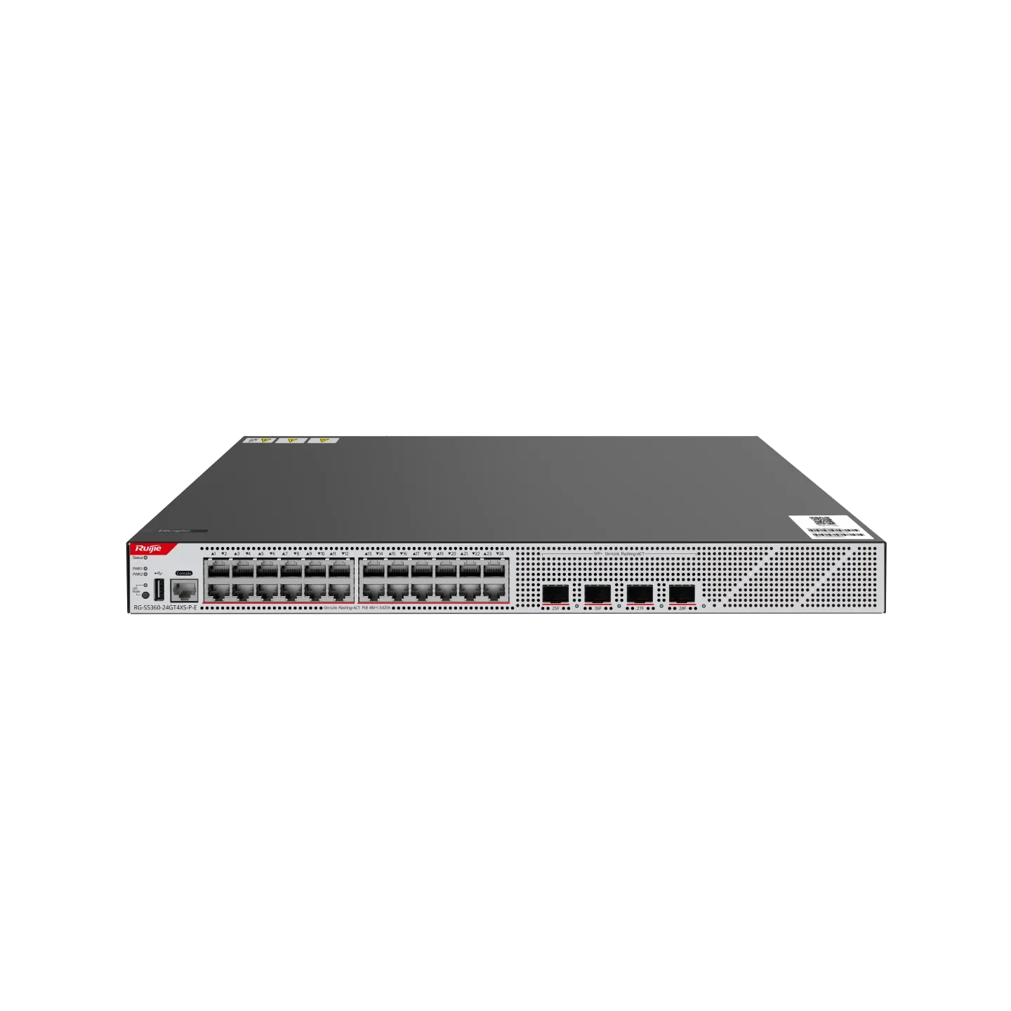 Ruijie RG-S5360-24GT4XS-P-E Industrial 24×Gigabit PoE+ & 4×10G SFP+ Switch