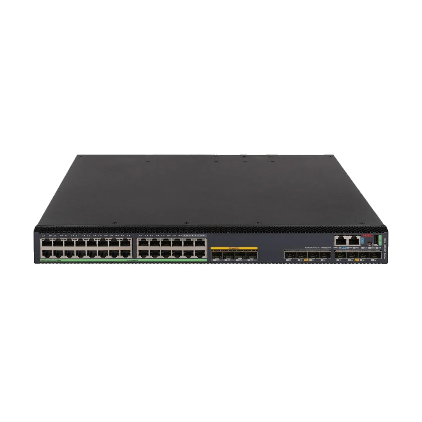 H3C S5590-28T8XC-EI 28xGE + 4xSFP Combo + 8x10G SFP+ Layer 3 Converged Aggregation Switch