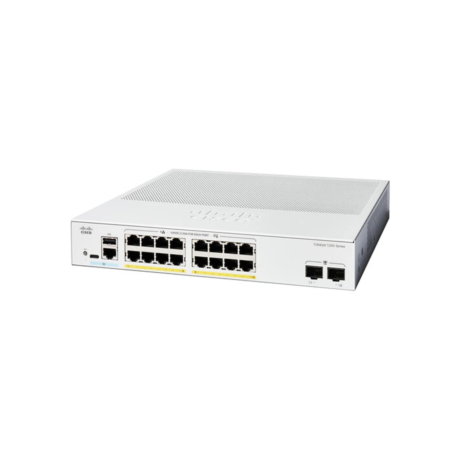 Cisco Catalyst C1200-16P-2G PoE Managed Switch