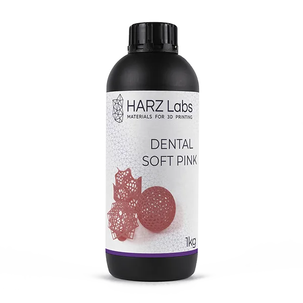 Фотополимер HARZ Labs Dental Soft Pink 1 кг