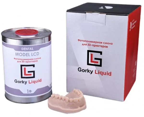 Фотополимерная смола Gorky Liquid Dental Model LCD/DLP Peach 1 кг