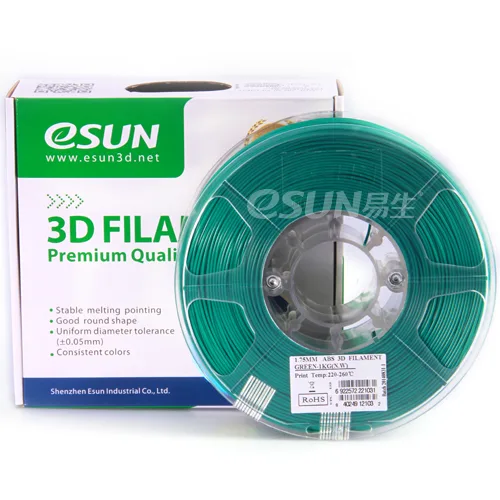 Нить для 3D-принтера eSUN 3D ABS зеленый 2.85 мм