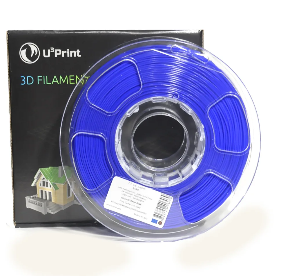 PLA basic пластик U3Print ultramarine (синий,темный)