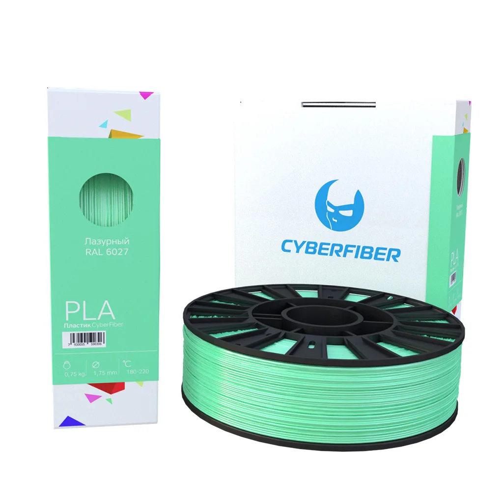 PLA пластик CyberFiber лазурный