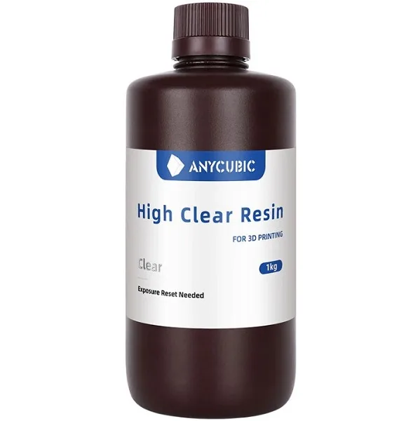 Фотополимерная смола Anycubic High Clear Resin прозрачная 1кг