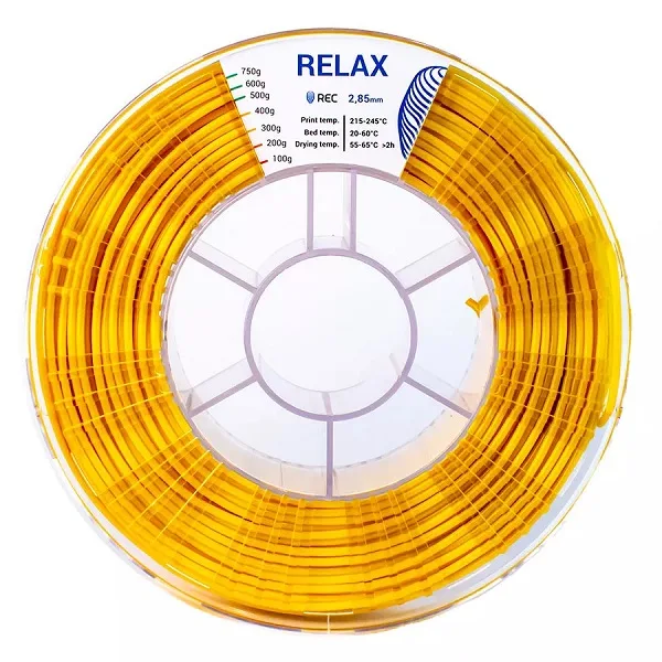 RELAX пластик REC 2.85 мм, 750 гр желтый