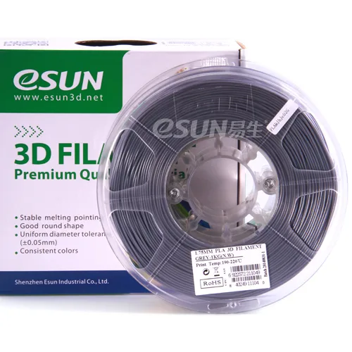 Нить для 3D-принтера eSUN 3D PLA серый 2.85 мм