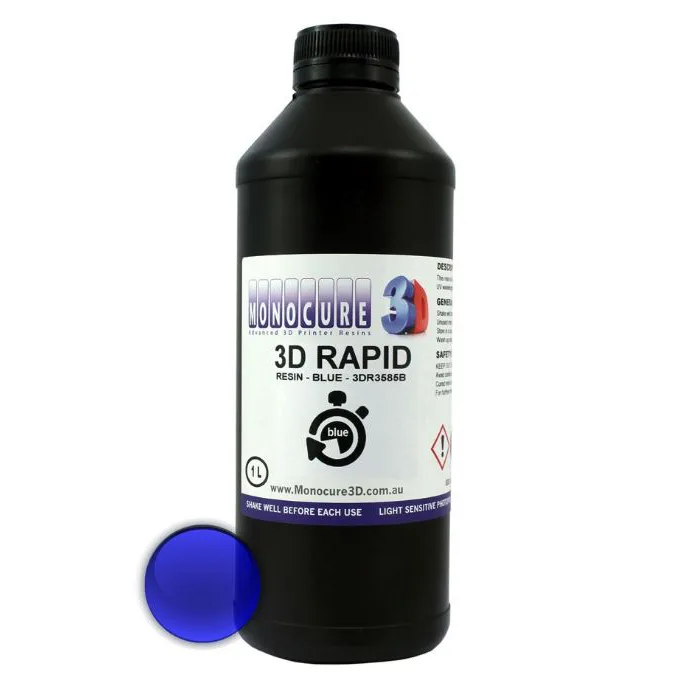Фотополимер Monocure3D Rapid синий (1 л.)