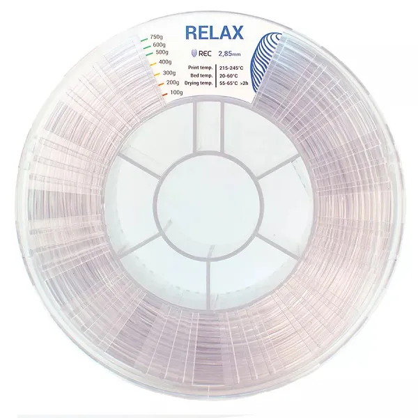RELAX пластик REC 2.85 мм, 750 гр прозрачный