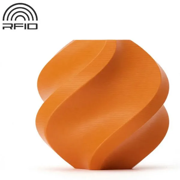 Катушка PLA Lite пластика Bambu lab RFID 1.75 мм 1кг оранжевая