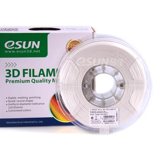 Нить для 3D-принтера eSUN 3D PLA белый 2.85 мм