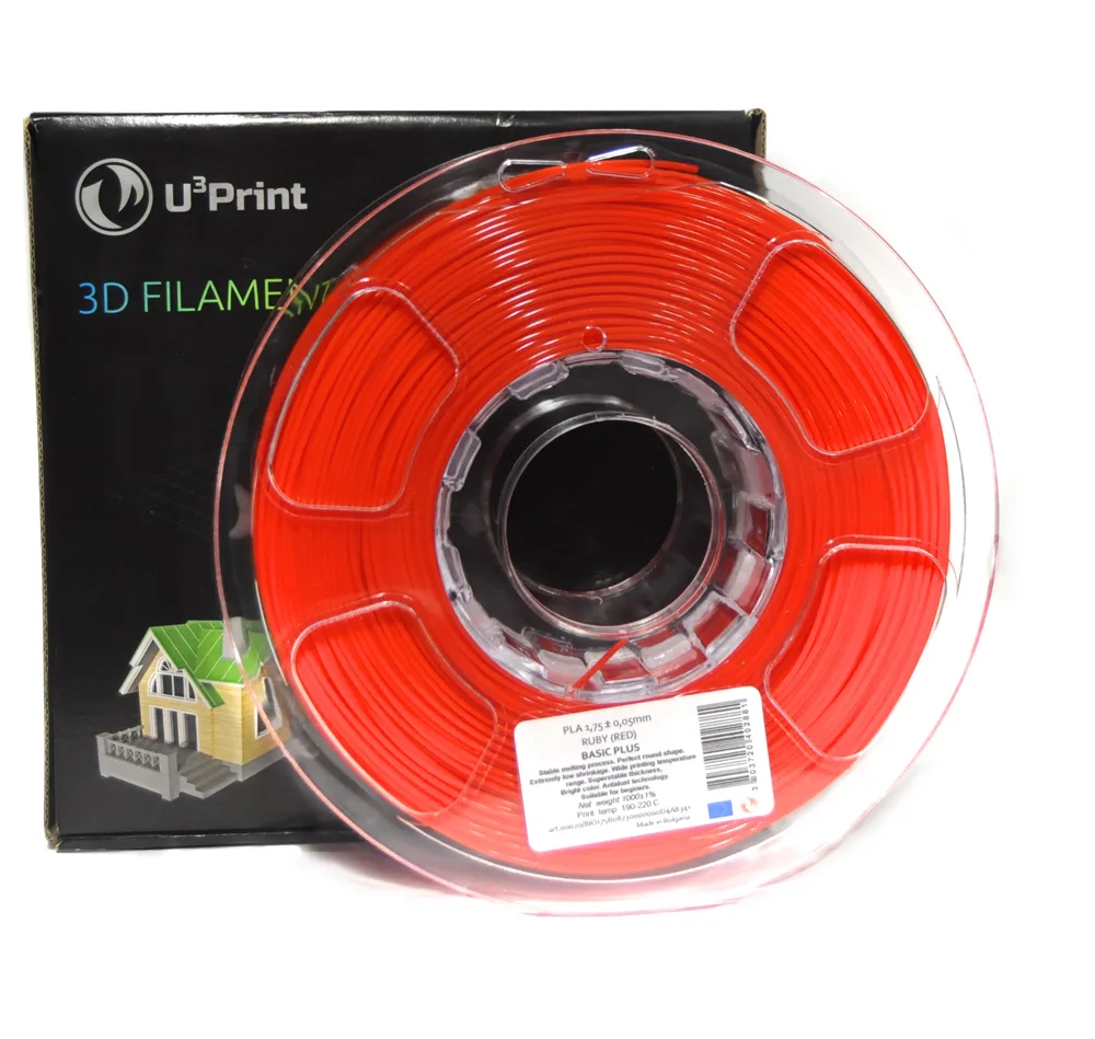 PLA Ext. STR пластик U3Print ruby (красный)