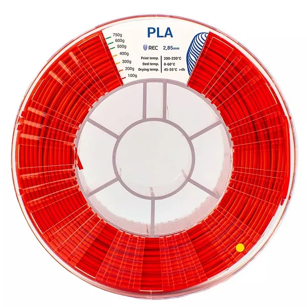 PLA пластик REC 2.85 мм красный