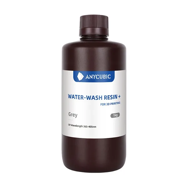 Фотополимерная смола Anycubic Water-Wash Resin+ серая (1 кг)