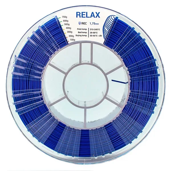 RELAX пластик REC 1.75 мм, 750 гр синий
