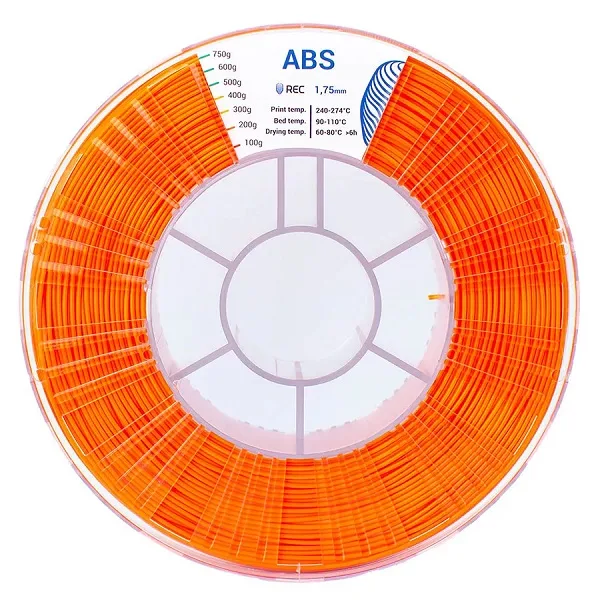 ABS пластик REC 1.75 мм оранжевый