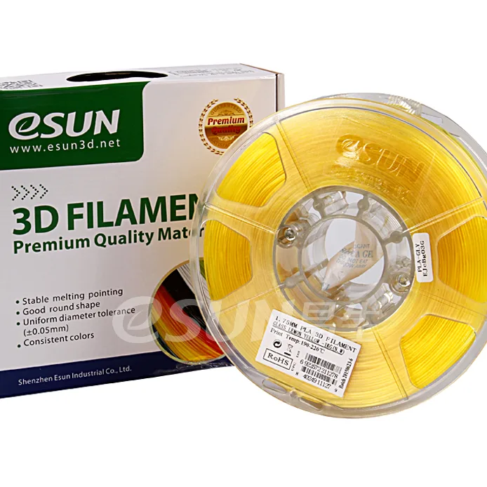 Нить для 3D-принтера eSUN 3D PLA лимонный 2.85 мм