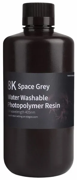 Фотополимер Elegoo Water Washable Resin 8K Серый