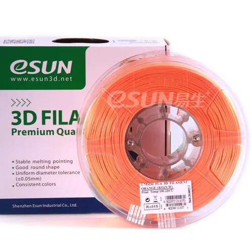 Нить для 3D-принтера eSUN 3D PLA оранжевый 2.85 мм