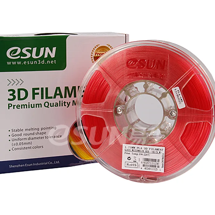 Нить для 3D-принтера eSUN 3D PLA красный 2.85 мм