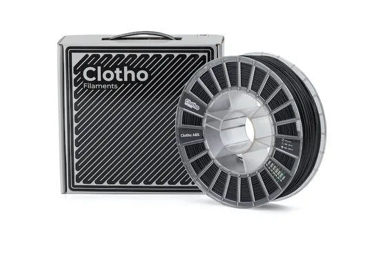Clotho ABS пластик (армированный) черный, 075 кг