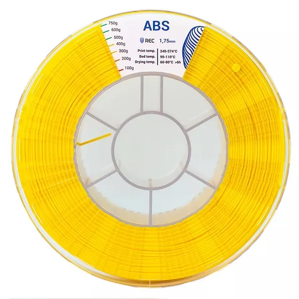 ABS пластик REC 1.75 мм жёлтый