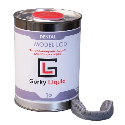 Фотополимерная смола Gorky Liquid Dental Model LCD/DLP Серый 1 кг