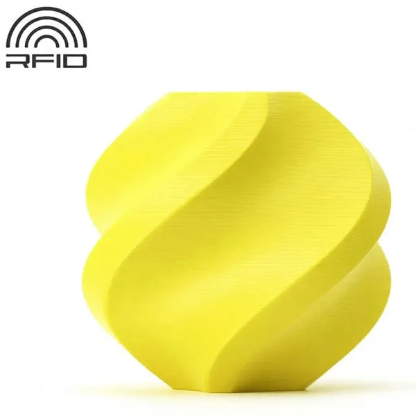 Катушка PLA Lite пластика Bambu lab RFID 1.75 мм 1кг желтая