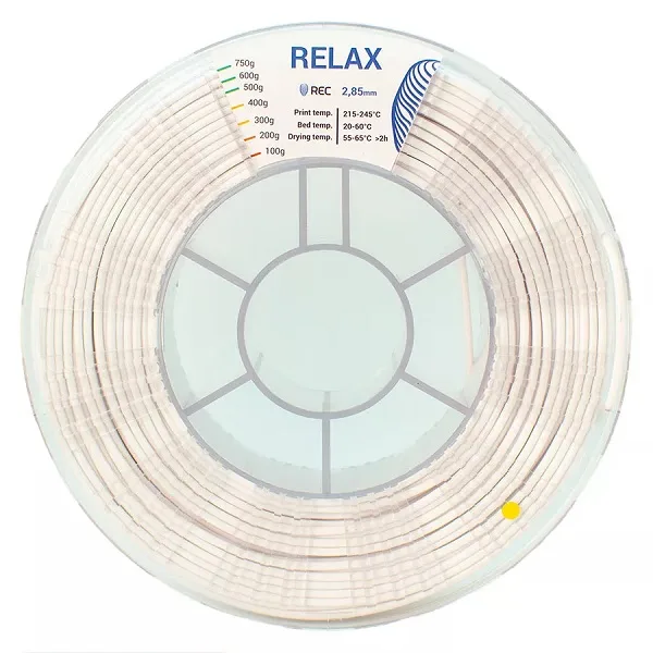 RELAX пластик REC 2.85 мм, 750 гр белый