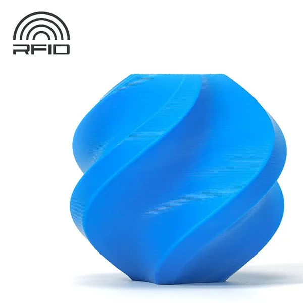 Катушка PLA Basic пластика Bambu lab – RFID 1.75 мм 1кг голубая